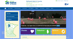 Desktop Screenshot of habitatbemidji.org